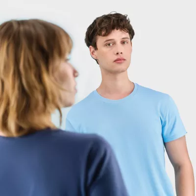 Koszulka unisex bawełniana 150 g/m² Sol's REGENT - Blekitny (S11380-SK)