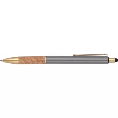 Długopis metalowy touch pen CAPRI - szary (369007)