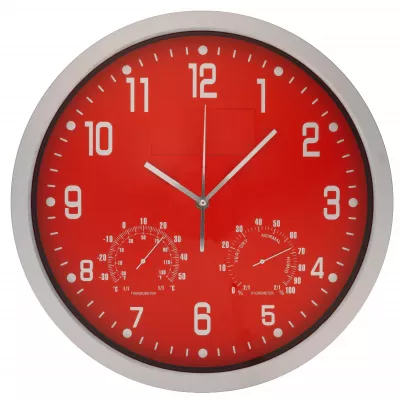 Zegar ścienny CrisMa MALCOLM - czerwony (4123805)