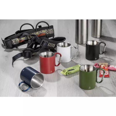 Kubek z recyklingowanej stali nierdzewnej VIVO 250 ml - zielony (16405-05)