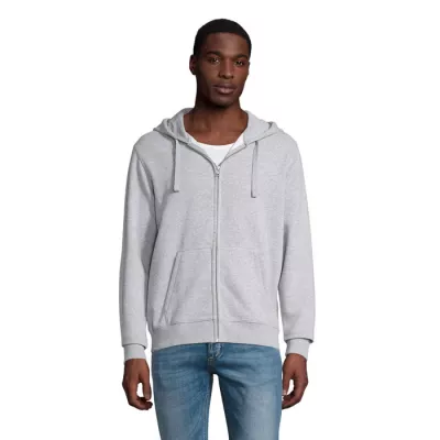 Bluza męska rozpinana 280 g/m² Sol's SPIKE MEN - Szary Melanż 2 (S03105-GY)