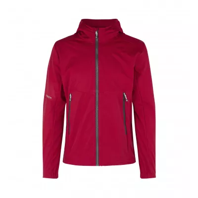 Kurtka ID softshell z kapturem/lekka 0836 185 g/m² - Red (0836-RED)