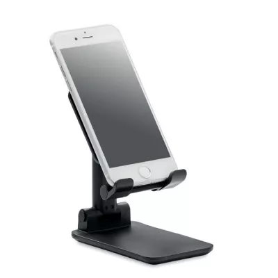 Stojak na telefon składany z ABS FLOB - Czarny (MO6724-03)