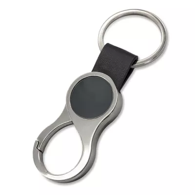 Brelok z karabińczykiem Lenard  - czarny (R73318.02)