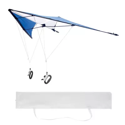 Latawiec delta z poliestru ripstop FLY AWAY - Niebieski (MO6233-37)