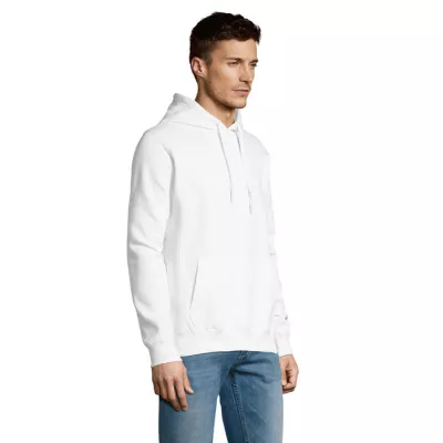 Bluza unisex z kapturem 320 g/m² Sol's SLAM - Bialy (S13251-WH)