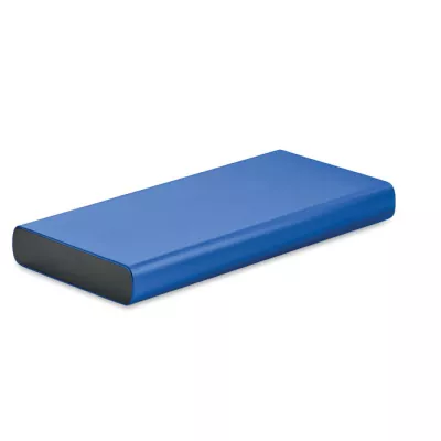 Powerbank 10 000 mAh aluminiowy POWERFLAT 10C - Niebieski (MO6770-37)