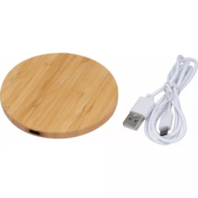 Ładowarka indukcyjna MONS - beżowy (245713)