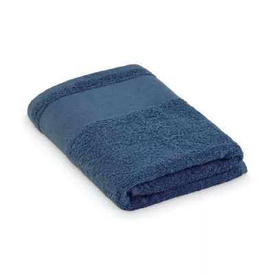 Ręcznik do rąk bawełniany 380 g/m² 50x100 cm ISLAND 50 - Niebieski (MO2765-04)