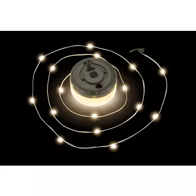 Lampka campingowa 2 w 1 VIBER - zielony butelkowy (29215-18)