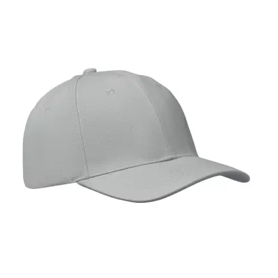 Czapka z daszkiem 6-panelowa 260 g/m² BUFFALO - Szary (MO1464-07)