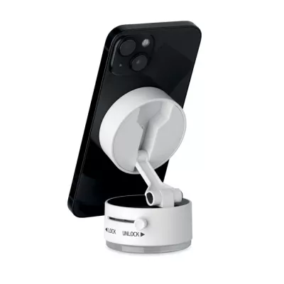 Uchwyt magnetyczny na telefon z przyssawką MAGPHONE - Bialy (MO2619-06)