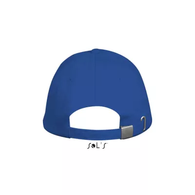 Czapka z daszkiem 5-panelowa 260 g/m² Sol's LONG BEACH - Niebieski (S00594-RB)