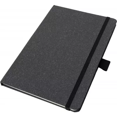Notes A5 z papieru z recyklingu - czarny (2179903)