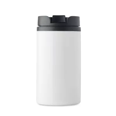 Kubek stalowy dwuścienny 250 ml FALUN - Bialy (MO9246-06)