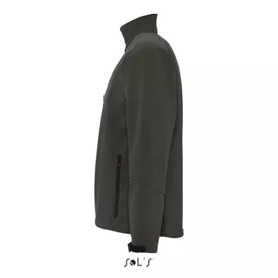 Softshell męski 3-warstwowy 340 g/m² Sol's RELAX - Szarość Węgla Drzewnego (S46600-CR)