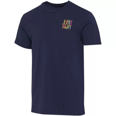 Azurite organiczna koszulka unisex o gramaturze 160 g/m² z krótkim rękawem i certyfikatem OCS - Granatowy (39554-NAVY)