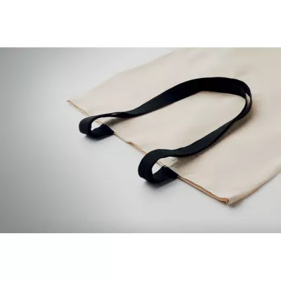 Torba bawełniana na zakupy 140 g/m² ZEVRA - Czarny (MO6437-03)