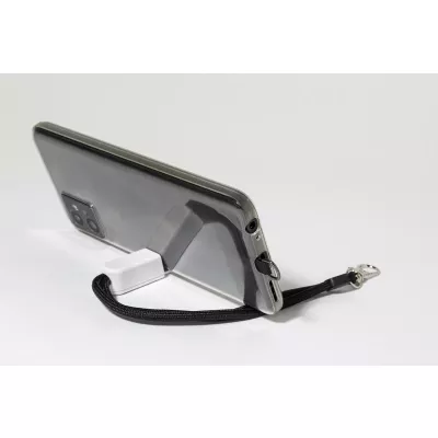 CuffStand Opaska na nadgarstek z uchwytem na telefon komórkowy RPET - biały (AP800804-01)