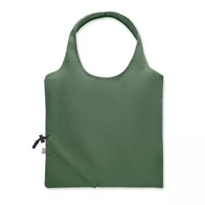 Torba składana z recyklingu 140 g/m² CARRIE COLOUR - Ciemnozielony (MO2487-60)