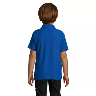 Polo dziecięce piqué 170 g/m² Sol's SUMMER II KIDS - Niebieski (S11344-RB)