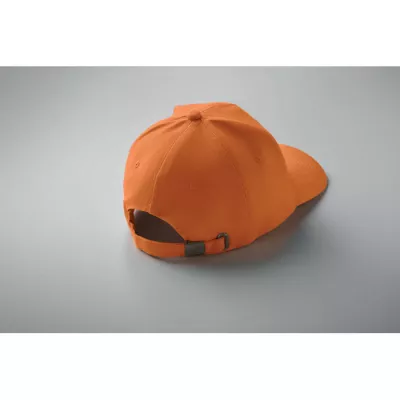 Czapka z daszkiem 6-panelowa 260 g/m² BUFFALO - Pomaranczowy (MO1464-10)