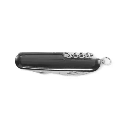 Scyzoryk z aluminium 5 funkcji MULTICHILLO - Czarny (MO2531-03)