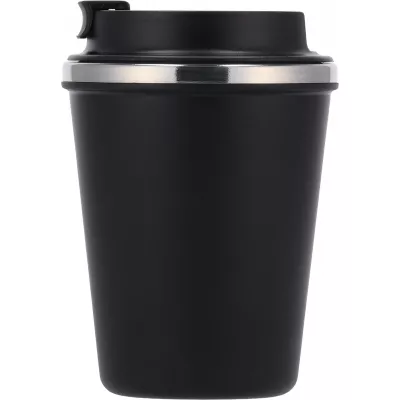Kubek termiczny 350 ml z powłoką z recyklingu METODY - czarny (8496203)