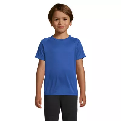 Koszulka sportowa dziecięca 140 g/m² Sol's SPORTY KIDS - Niebieski (S01166-RB)