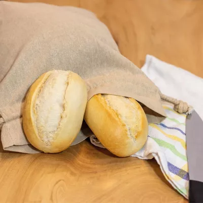 Woreczek bawełniany, mały 110 g/m2 WARREN - beżowy (6298113)