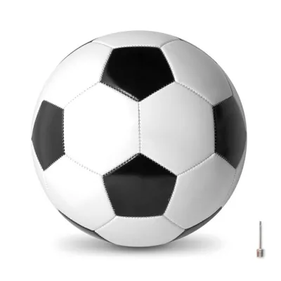Piłka nożna z PVC 21,5 cm SOCCER - Bialy/Czarny (MO9007-33)