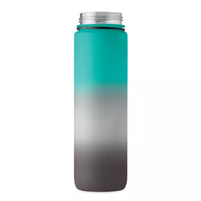 Butelka sportowa RPET 1000 ml ze słomką ACTIVATE - Czarny/Granatowy (MO2489-81)