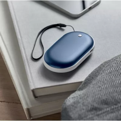 Ogrzewacz do rąk z powerbankiem 5000 mAh MUKAVA - Niebieski (MO2777-04)