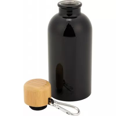 Butelka metalowa 400 ml MARILYN - czarny (8497203)