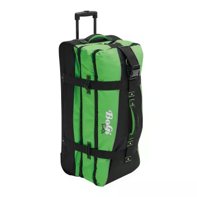 Torba podróżna na kółkach BoGi XL - czarny, zielony (56-2250728)