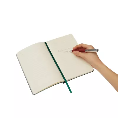 Metal długopis - czerwony, srebrny (58-1100621)