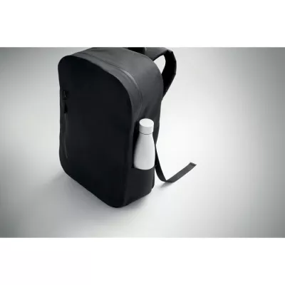 Plecak na laptop 16" wodoodporny RPET BRENNA - Czarny (MO2600-03)