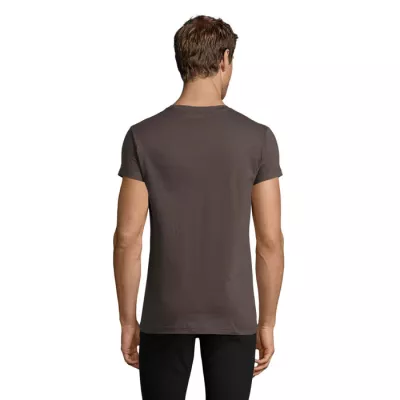Koszulka męska dopasowana 150 g/m² Sol's REGENT FIT - Ciemny Szary (S00553-DG)