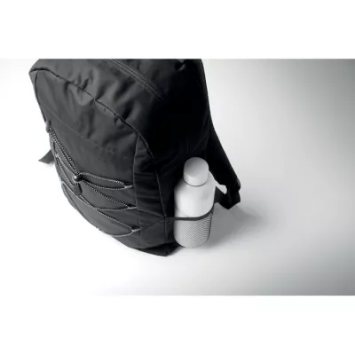 Plecak RPET 600D ze sznurkiem HIGE - Czarny (MO2491-03)