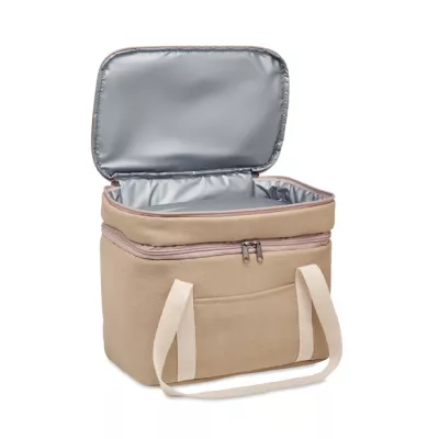 Torba termiczna z 2 przegrodami 320 g/m² KECIL TOP - Bezowy (MO6868-13)