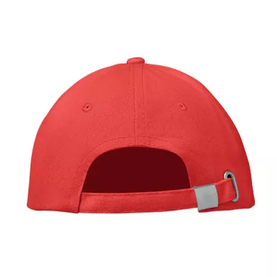 Czapka z daszkiem 6-panelowa 260 g/m² BUFFALO - Czerwony (MO1464-05)