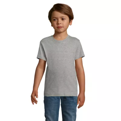 Koszulka dziecięca 150 g/m² Sol's REGENT FIT KIDS - Szary Melanż (S01183-GM)