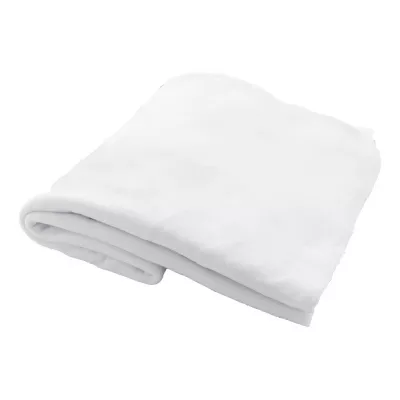 CreaFleece personalizowany koc polarowy RPET - biały (AP716970)