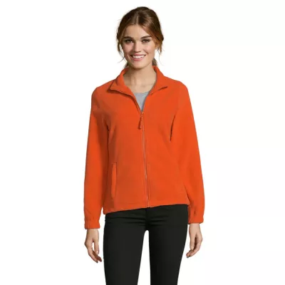 Polar damski rozpinany 300 g/m² Sol's NORTH WOMEN - Pomaranczowy (S54500-OR)