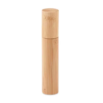Atomizer na perfumy 10 ml w bambusowej obudowie MIZER - Drewna (MO6697-40)