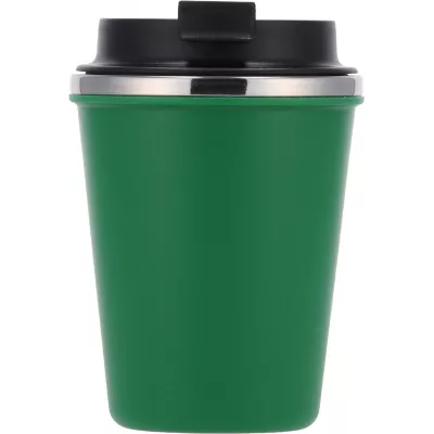 Kubek termiczny 350 ml z powłoką z recyklingu METODY - zielony (8496209)
