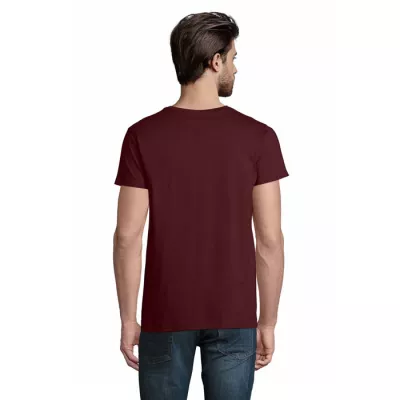 Koszulka męska organiczna 175 g/m² Sol's PIONEER MEN - Burgundy (S03565-BG)