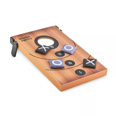 Gra cornhole i kółko i krzyżyk z MDF BAGGY - Drewna (MO6427-40)