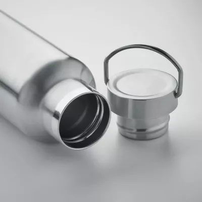 Butelka termiczna z recyklingu 500 ml FLORENCE - Srebrny Mat (MO2107-16)