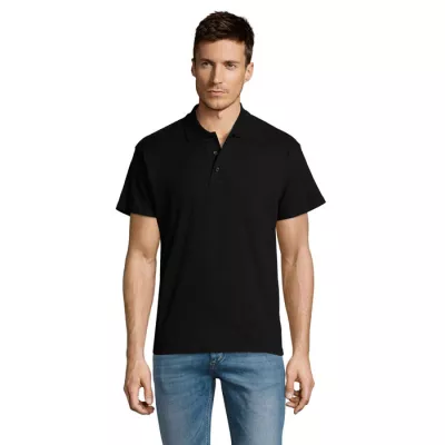 Koszulka polo męska piqué 170 g/m² Sol's SUMMER II - Czarny (S11342-BK)